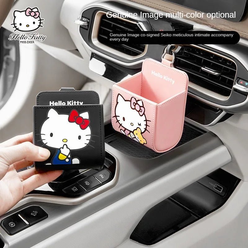 Hello Kitty Car Air Vent Organizer Cute Cat Storage Box - Taylor K Shop