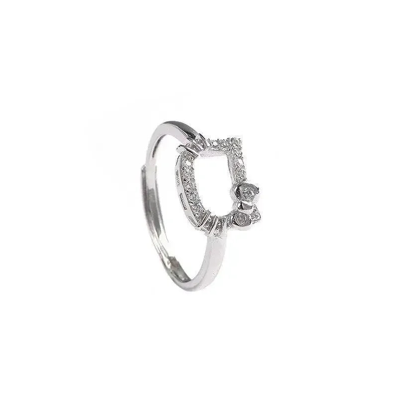 Hello Kitty Elegant Zircon Jewelry Necklace Rings Gift - Taylor K Shop