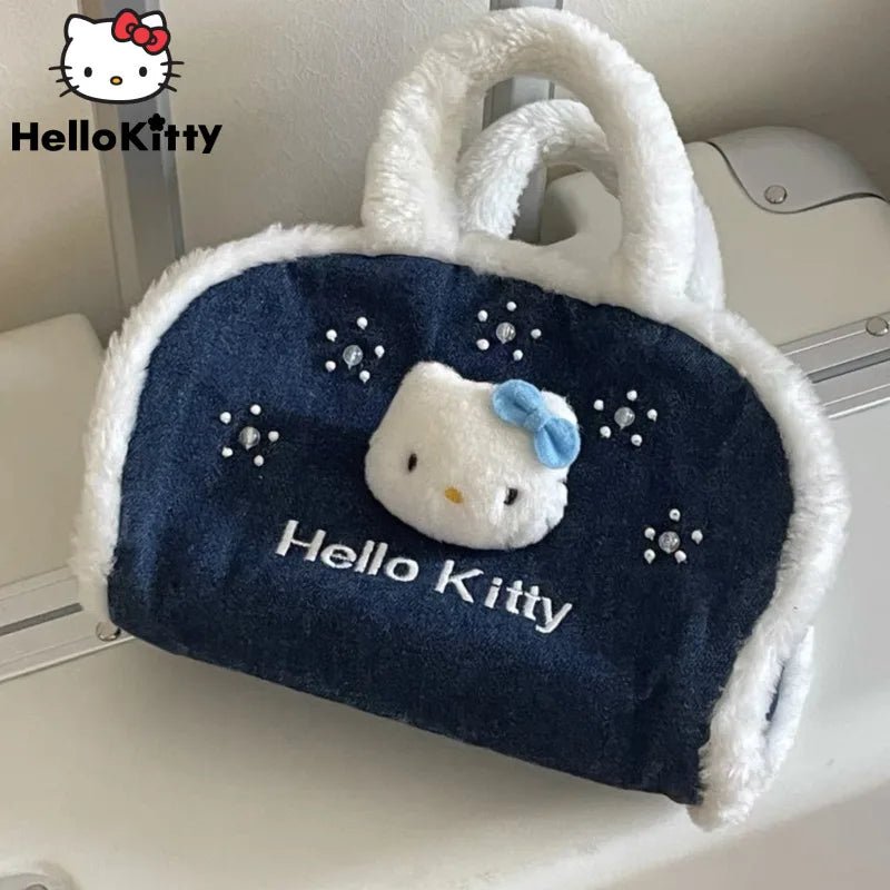 Hello Kitty Japanese Embroidered Mini Tote Bag Vintage Style - Taylor K Shop