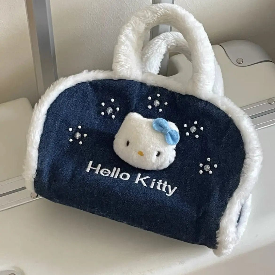 Hello Kitty Japanese Embroidered Mini Tote Bag Vintage Style - Taylor K Shop