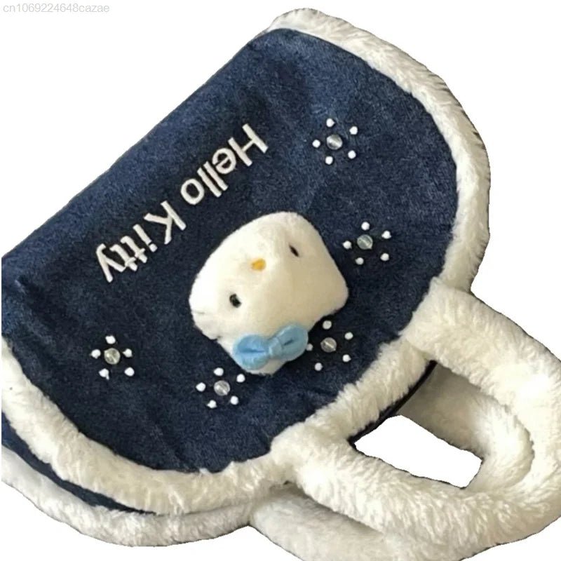 Hello Kitty Japanese Embroidered Mini Tote Bag Vintage Style - Taylor K Shop