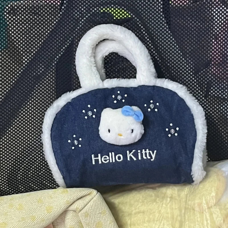 Hello Kitty Japanese Embroidered Mini Tote Bag Vintage Style - Taylor K Shop