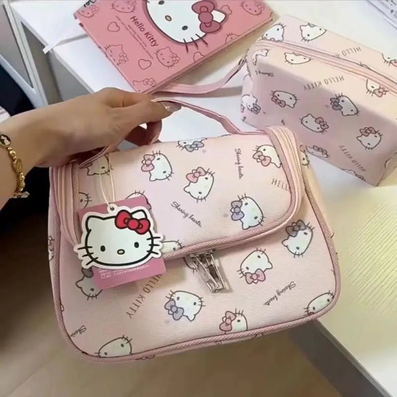 Hello Kitty Sanrio Large Capacity Travel Cosmetic Bag - Taylor K Shop