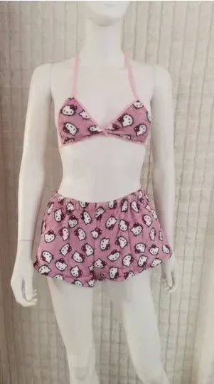 Hello Kitty Sanrio Womens Summer Lounge Pajama Set - Taylor K Shop