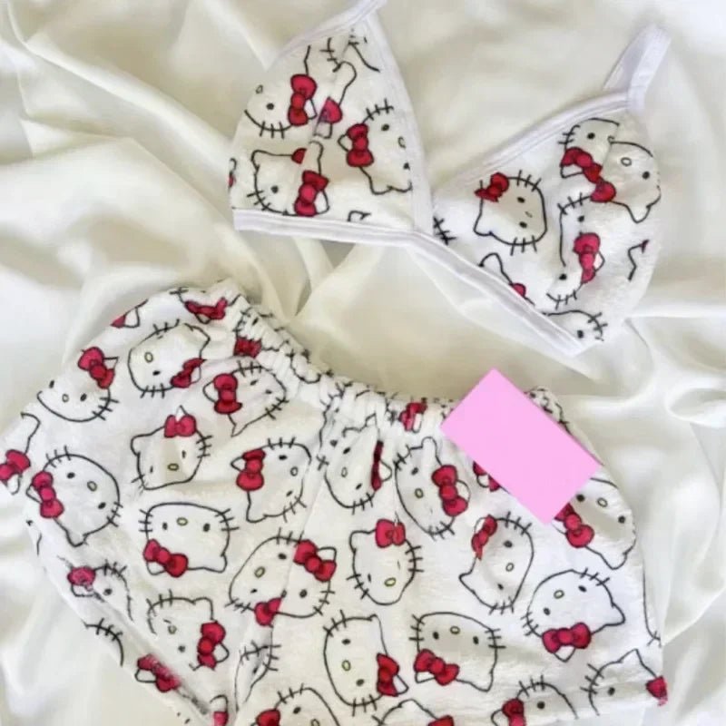 Hello Kitty Sanrio Womens Summer Lounge Pajama Set - Taylor K Shop