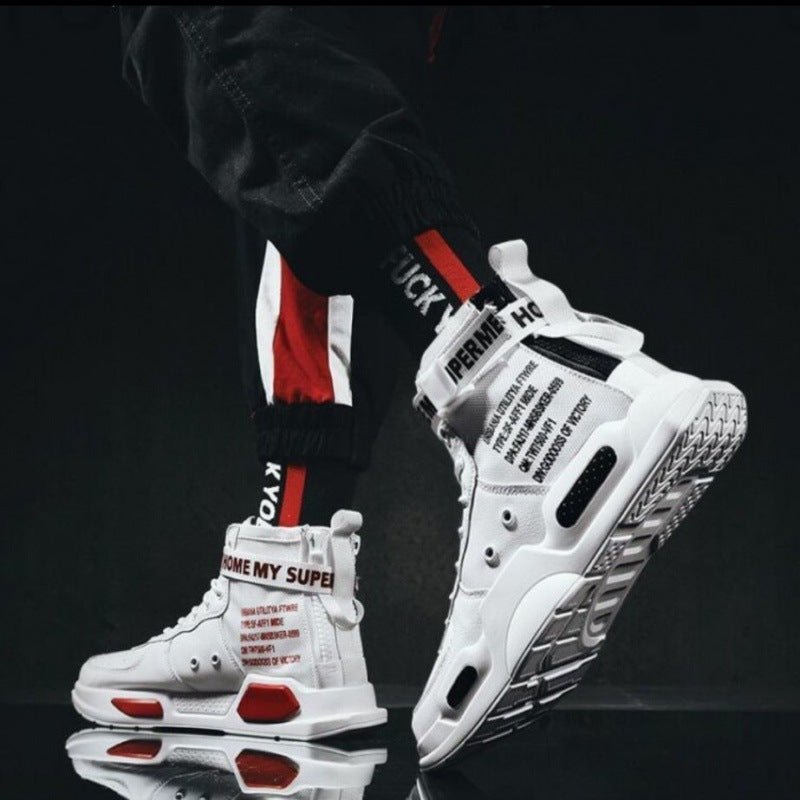 High - top Shoes Men's Shoes Korean Style Trendy Sports Boys Couple Shoes - Taylor K Shop