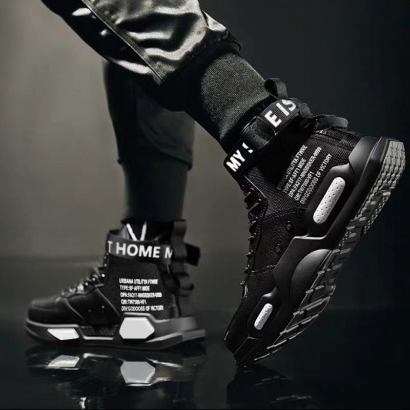 High - top Shoes Men's Shoes Korean Style Trendy Sports Boys Couple Shoes - Taylor K Shop