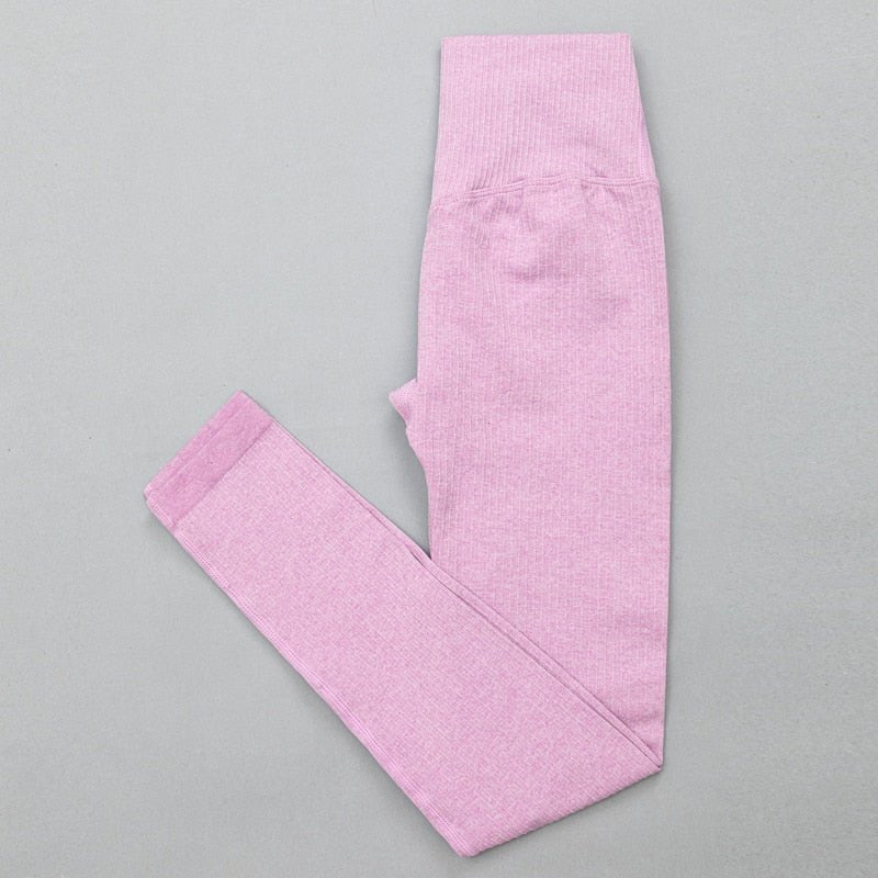 High Waist Sports Bra+ Legging Gym Clothing Seamless Fitness Yoga Suit Stretchy - Taylor K Shop