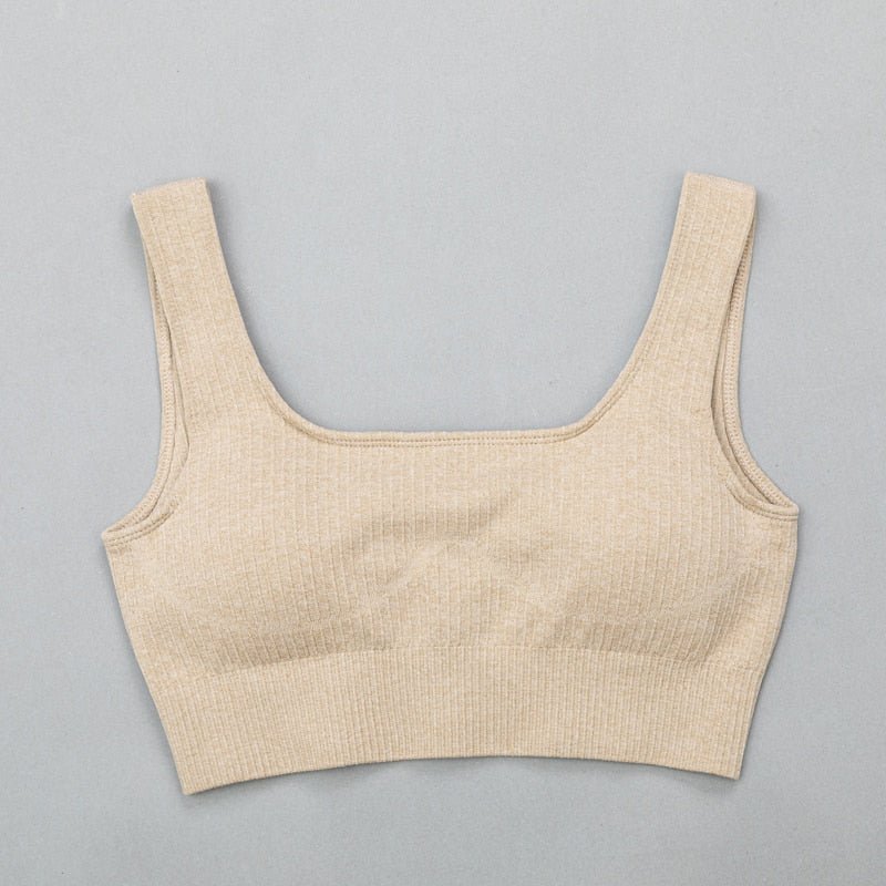 High Waist Sports Bra+ Legging Gym Clothing Seamless Fitness Yoga Suit Stretchy - Taylor K Shop