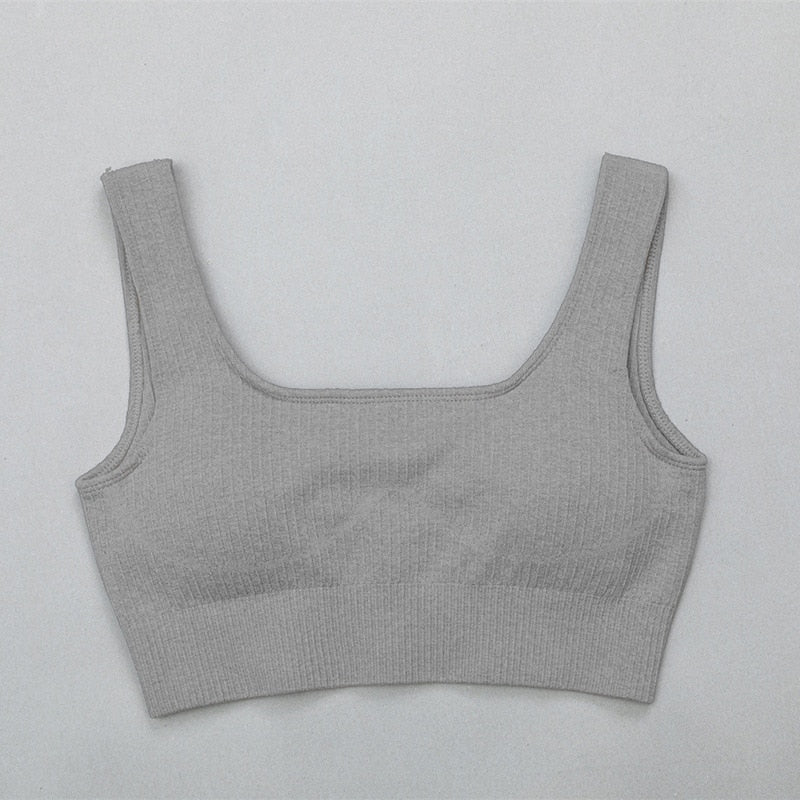 High Waist Sports Bra+ Legging Gym Clothing Seamless Fitness Yoga Suit Stretchy - Taylor K Shop