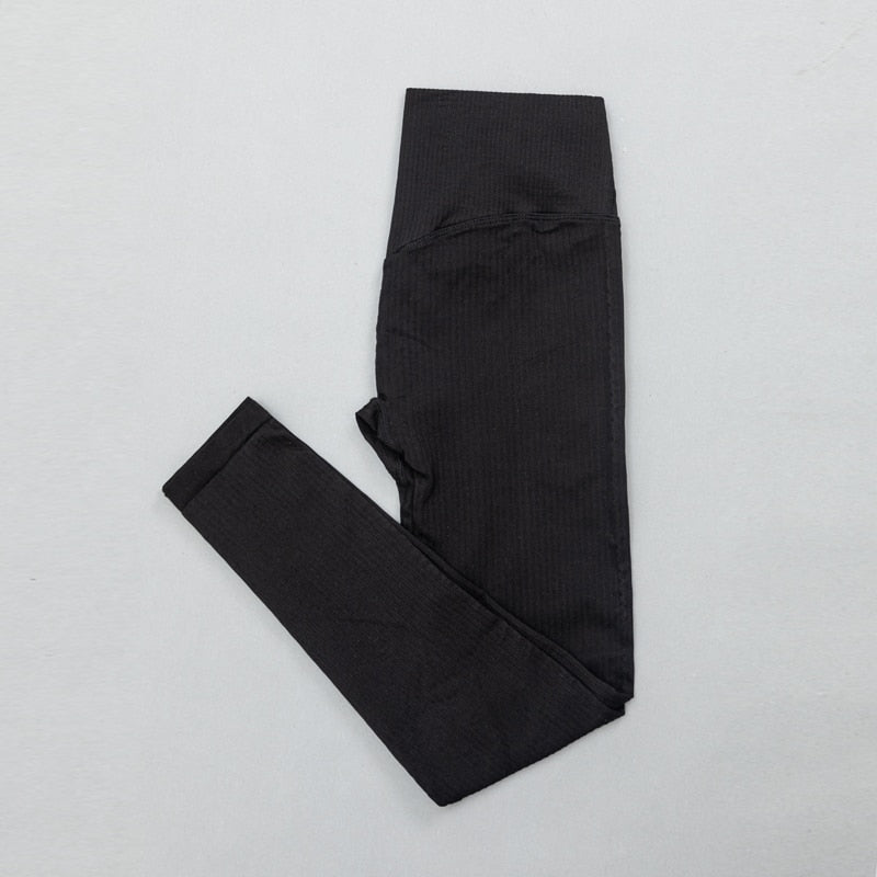 High Waist Sports Bra+ Legging Gym Clothing Seamless Fitness Yoga Suit Stretchy - Taylor K Shop