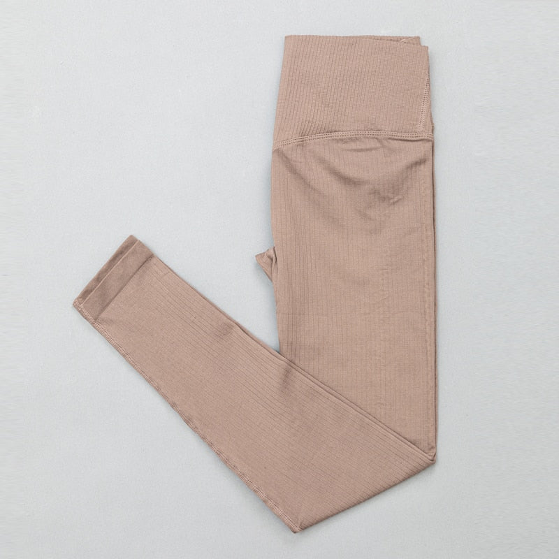 High Waist Sports Bra+ Legging Gym Clothing Seamless Fitness Yoga Suit Stretchy - Taylor K Shop