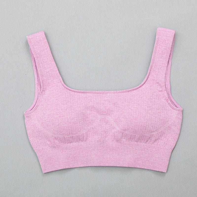 High Waist Sports Bra+ Legging Gym Clothing Seamless Fitness Yoga Suit Stretchy - Taylor K Shop