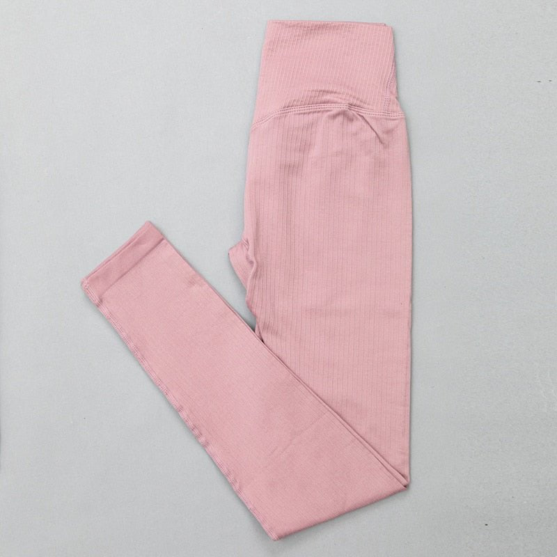 High Waist Sports Bra+ Legging Gym Clothing Seamless Fitness Yoga Suit Stretchy - Taylor K Shop