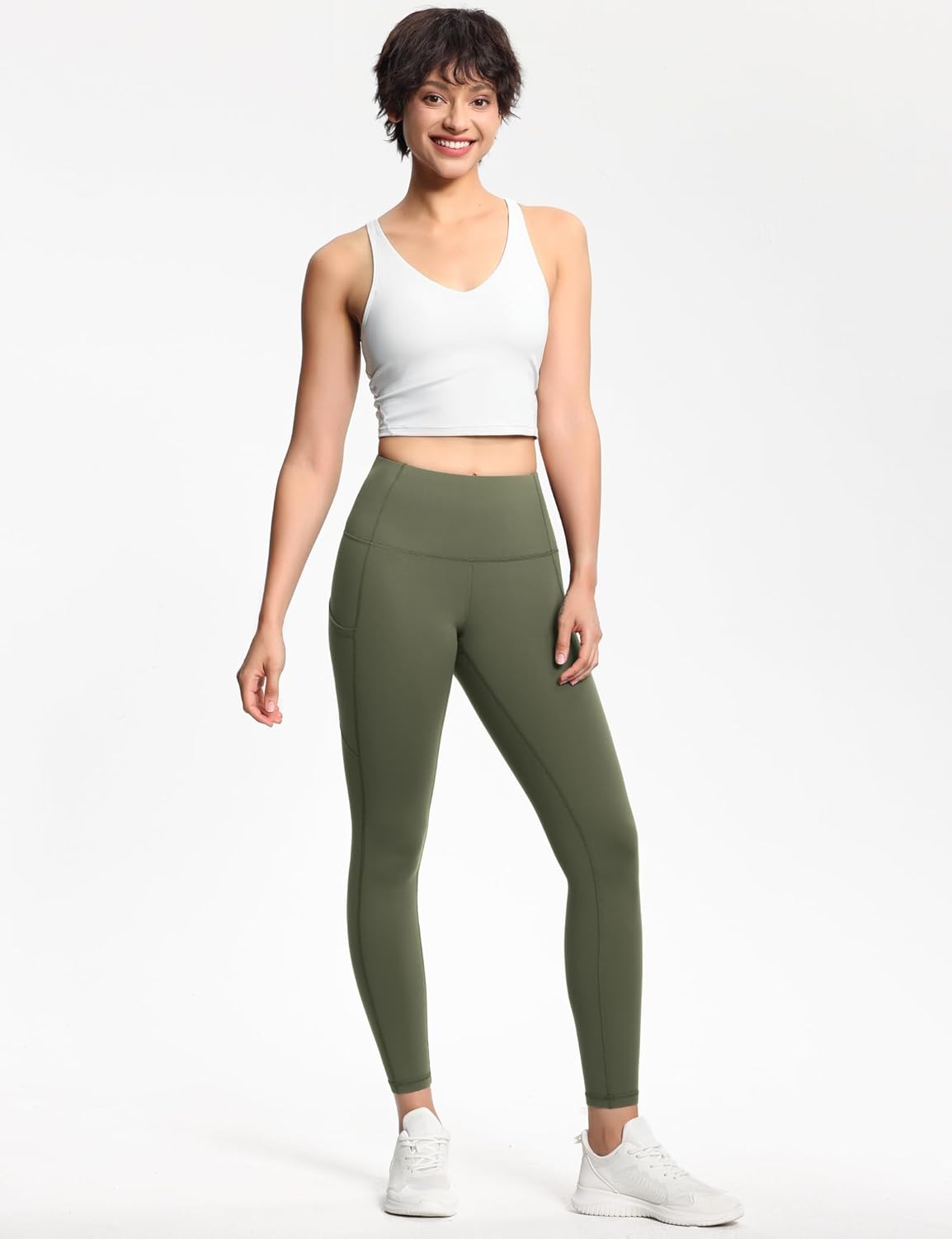 HighWaisted Yoga Pants with Pockets Tummy Control - Taylor K Shop