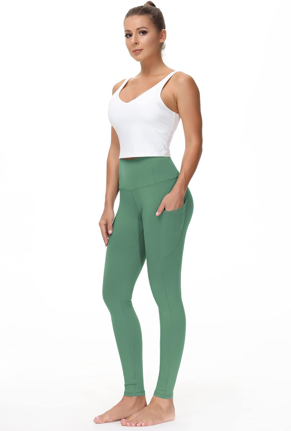 HighWaisted Yoga Pants with Pockets Tummy Control - Taylor K Shop