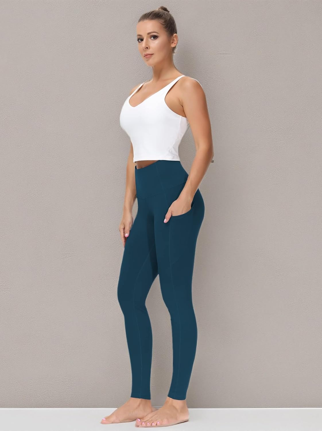 HighWaisted Yoga Pants with Pockets Tummy Control - Taylor K Shop
