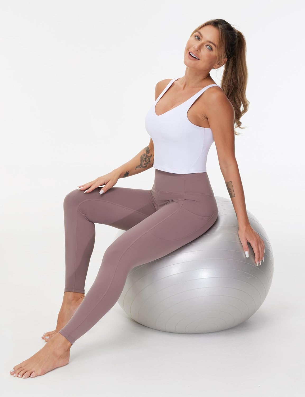 HighWaisted Yoga Pants with Pockets Tummy Control - Taylor K Shop