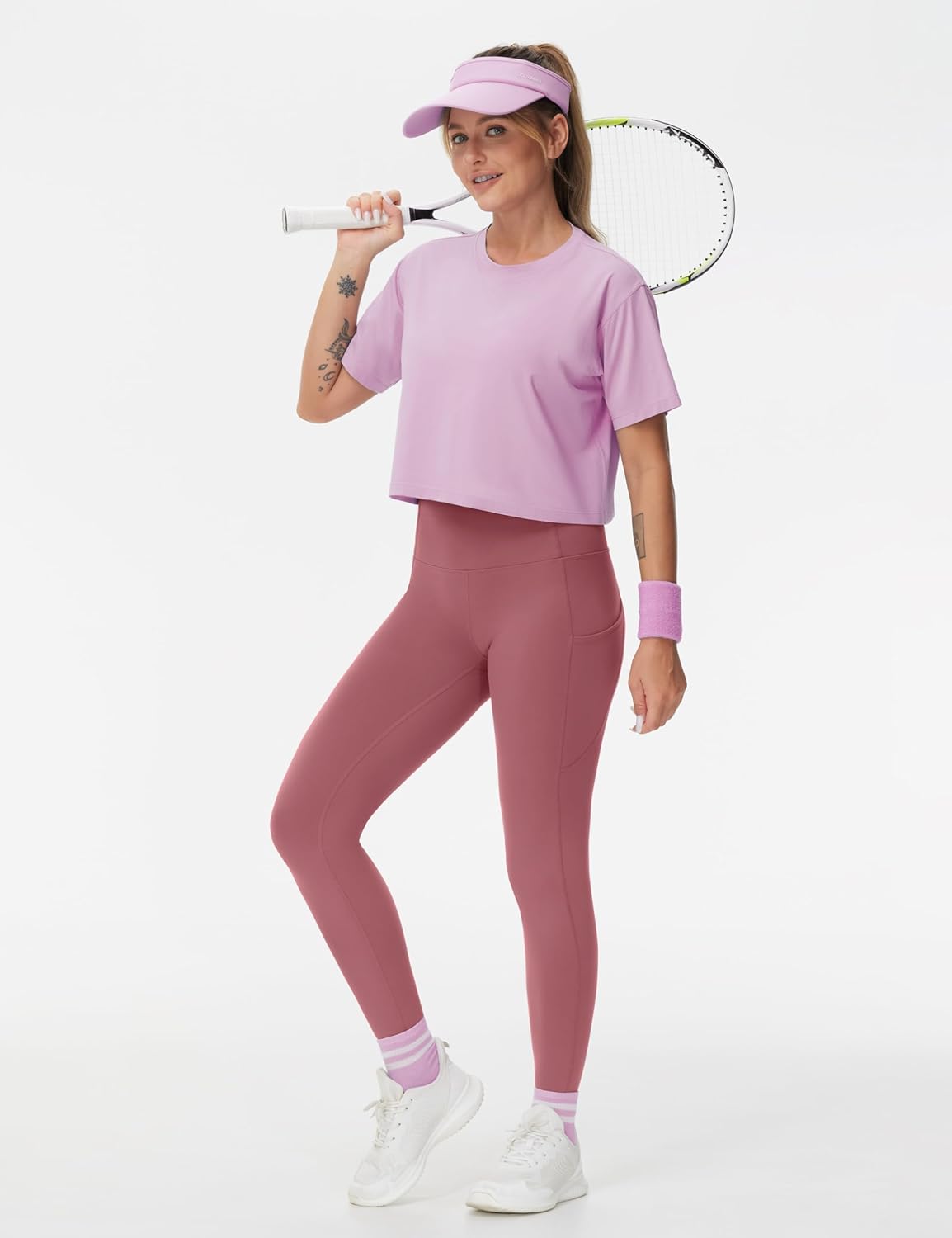 HighWaisted Yoga Pants with Pockets Tummy Control - Taylor K Shop