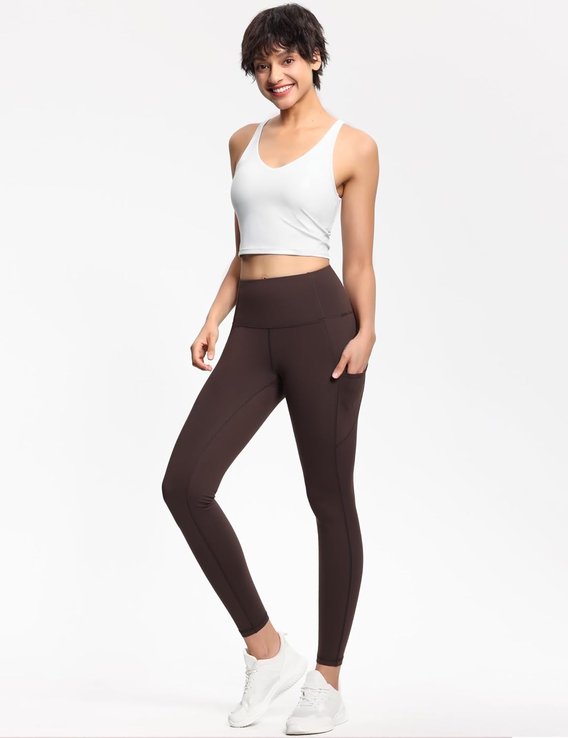 HighWaisted Yoga Pants with Pockets Tummy Control - Taylor K Shop