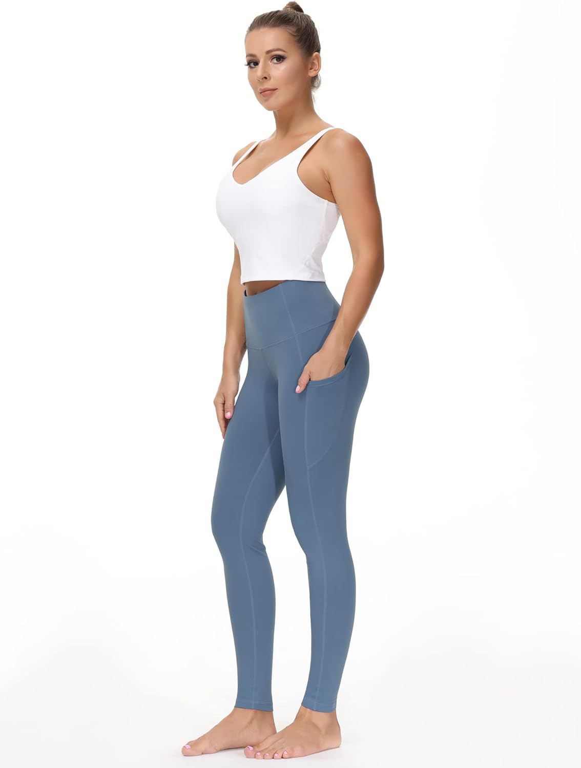 HighWaisted Yoga Pants with Pockets Tummy Control - Taylor K Shop
