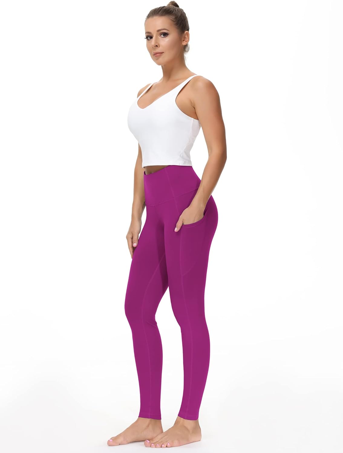 HighWaisted Yoga Pants with Pockets Tummy Control - Taylor K Shop
