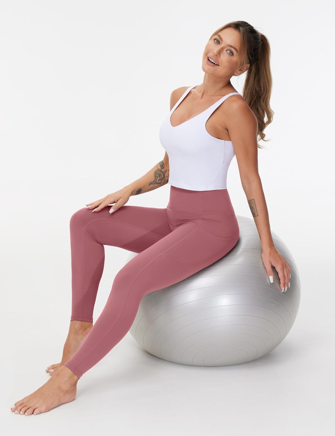 HighWaisted Yoga Pants with Pockets Tummy Control - Taylor K Shop