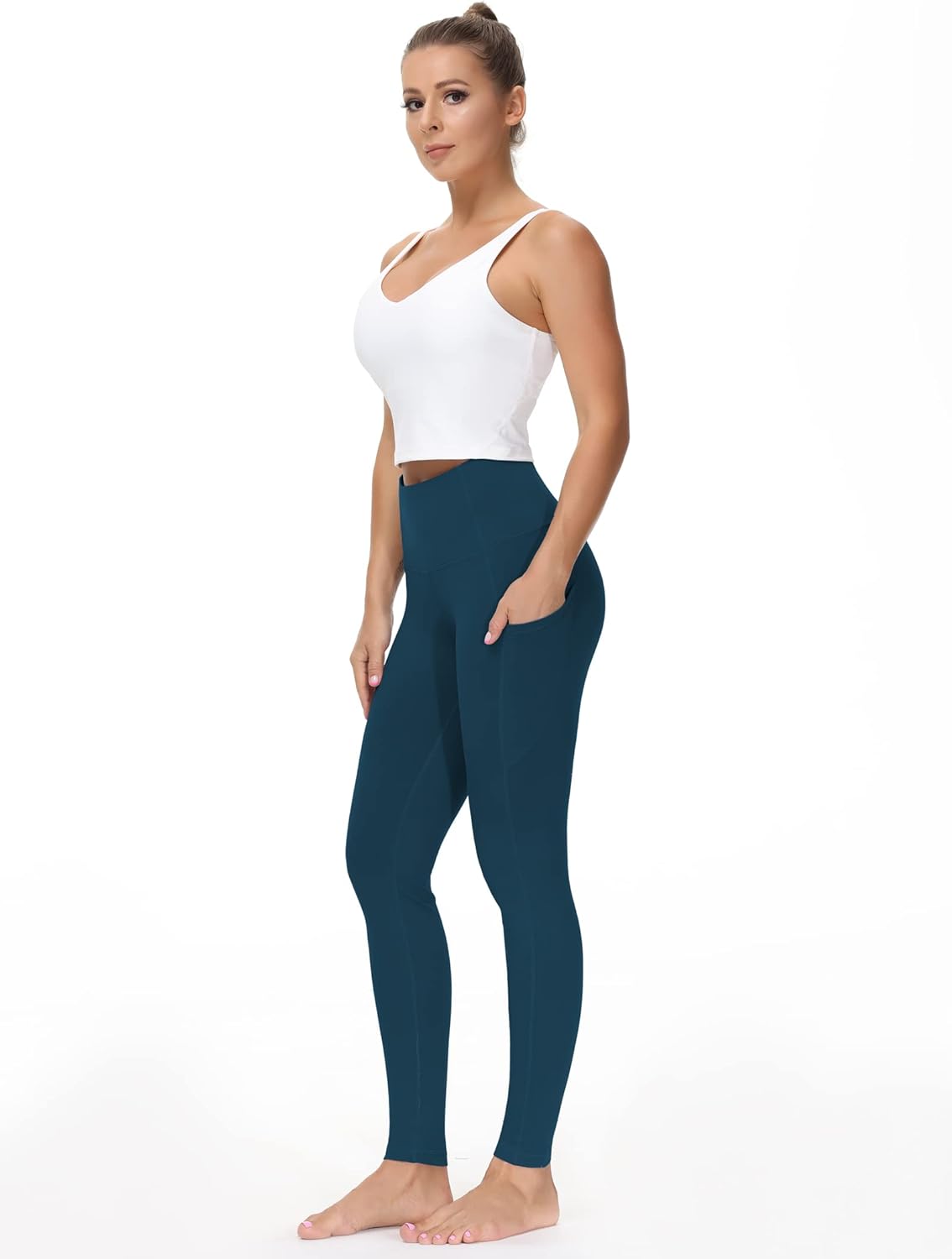 HighWaisted Yoga Pants with Pockets Tummy Control - Taylor K Shop