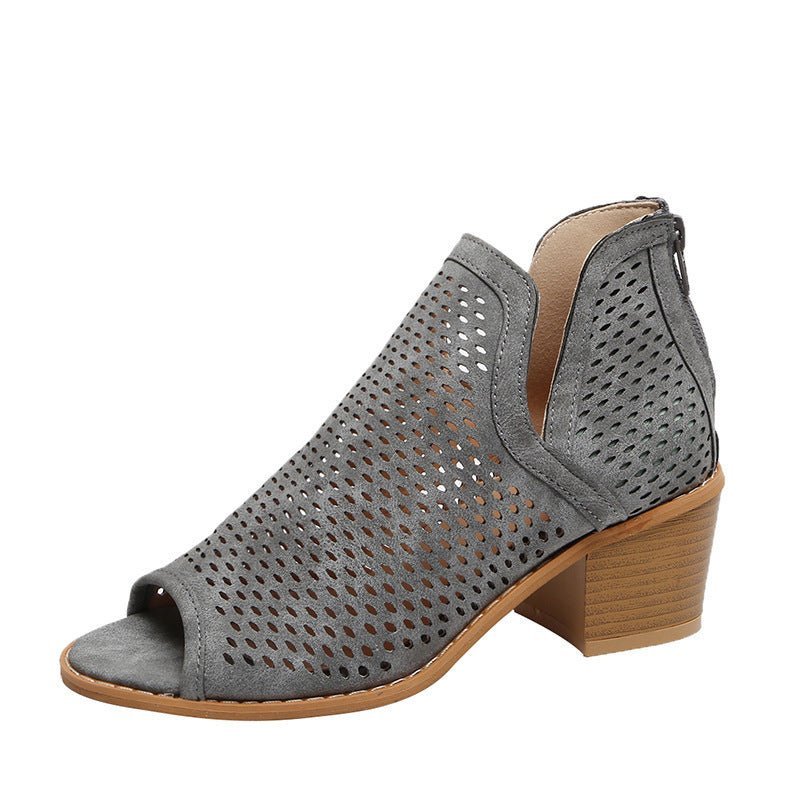 Hollow - out Sandal Boots Women's Summer Breathable Sandals Women's Summer - Taylor K Shop