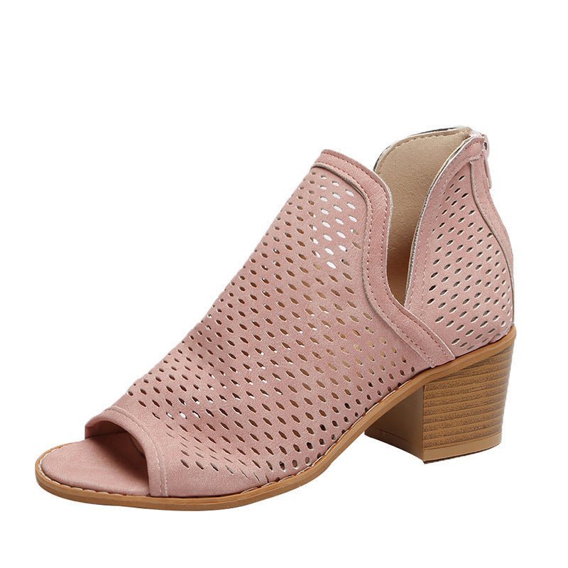 Hollow - out Sandal Boots Women's Summer Breathable Sandals Women's Summer - Taylor K Shop