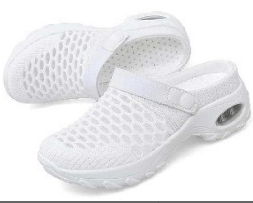Hollow Out Shoes Mesh Casual Air Cushion Increased Sandals And Slippers - Taylor K Shop