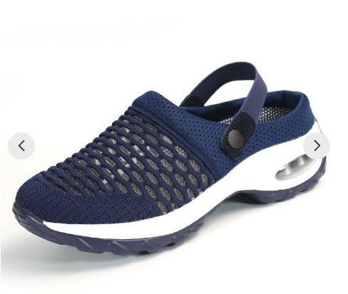 Hollow Out Shoes Mesh Casual Air Cushion Increased Sandals And Slippers - Taylor K Shop