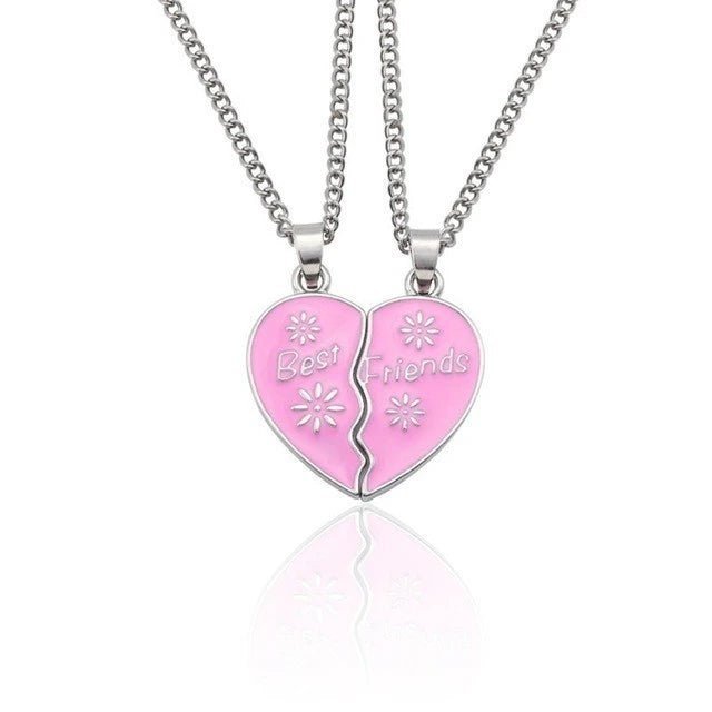 Honey Love BFF Heart Pendant Necklace Set for Friends - Taylor K Shop