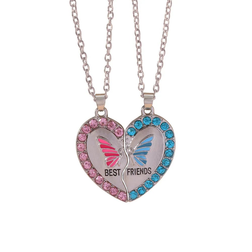 Honey Love BFF Heart Pendant Necklace Set for Friends - Taylor K Shop