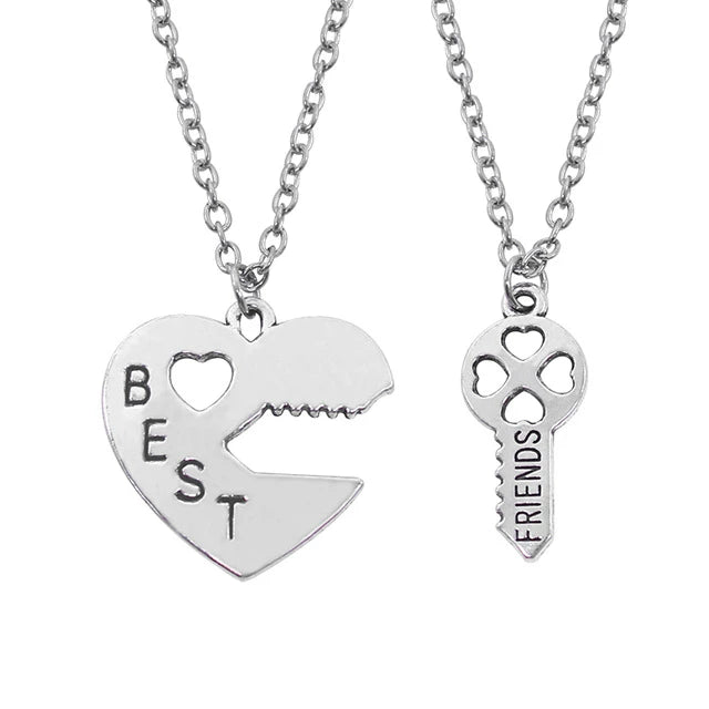 Honey Love BFF Heart Pendant Necklace Set for Friends - Taylor K Shop
