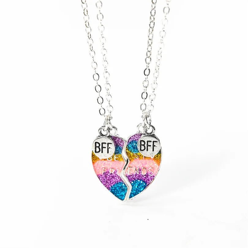 Honey Love BFF Heart Pendant Necklace Set for Friends - Taylor K Shop