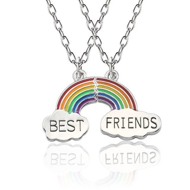 Honey Love BFF Heart Pendant Necklace Set for Friends - Taylor K Shop
