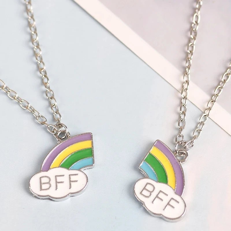 Honey Love BFF Heart Pendant Necklace Set for Friends - Taylor K Shop