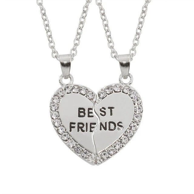 Honey Love BFF Heart Pendant Necklace Set for Friends - Taylor K Shop
