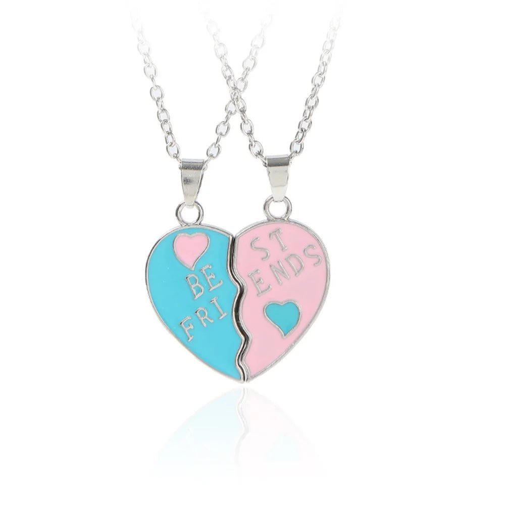 Honey Love BFF Heart Pendant Necklace Set for Friends - Taylor K Shop