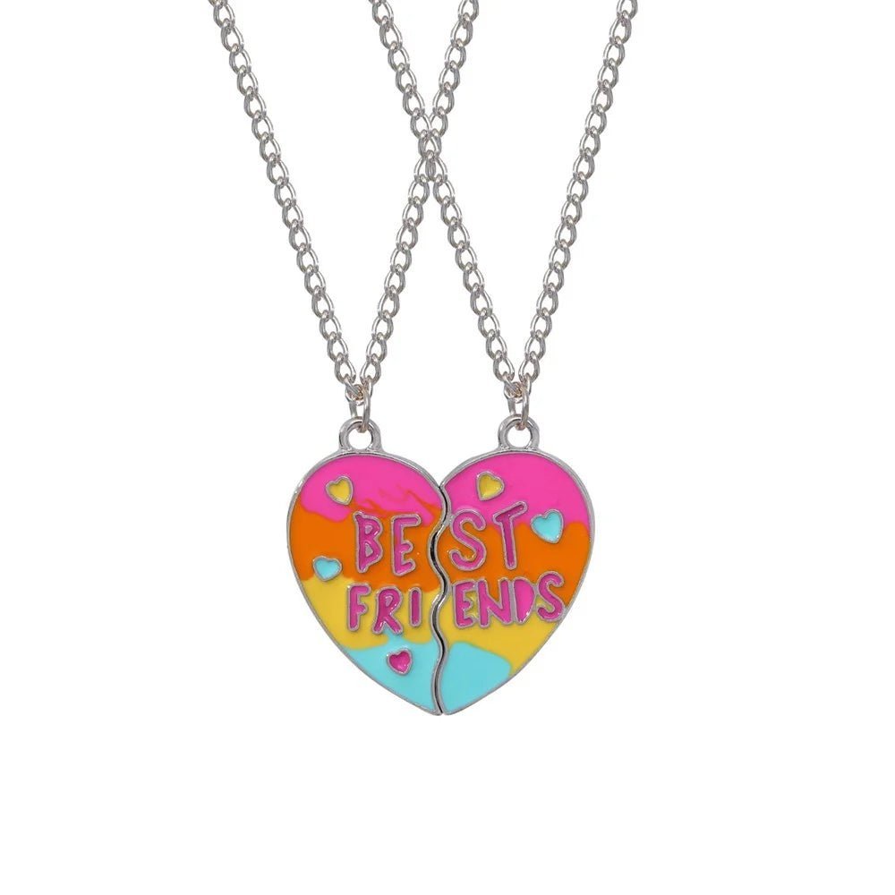 Honey Love BFF Heart Pendant Necklace Set for Friends - Taylor K Shop