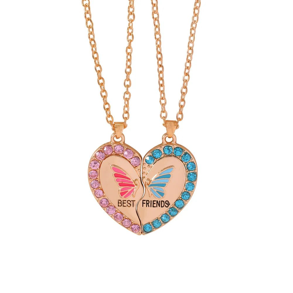 Honey Love BFF Heart Pendant Necklace Set for Friends - Taylor K Shop