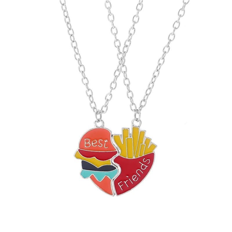 Honey Love BFF Heart Pendant Necklace Set for Friends - Taylor K Shop
