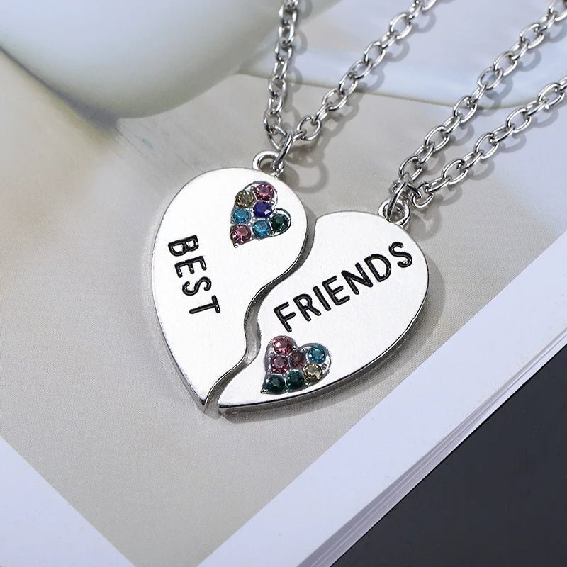 Honey Love BFF Heart Pendant Necklace Set for Friends - Taylor K Shop
