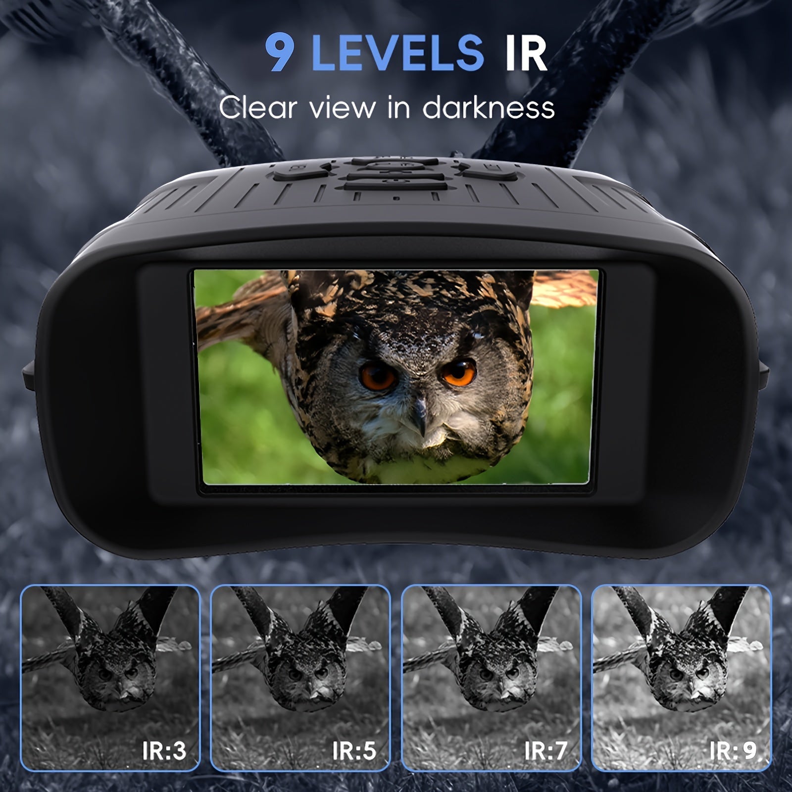 Infrared Night Vision Binoculars with 32GB Card for Camping Hunting - Taylor K Shop