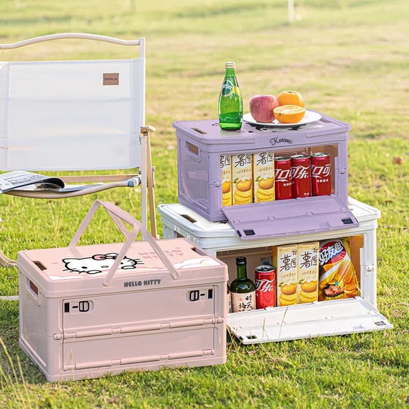 Kawaii Hello Kitty Car Trunk Storage Camping Box - Taylor K Shop