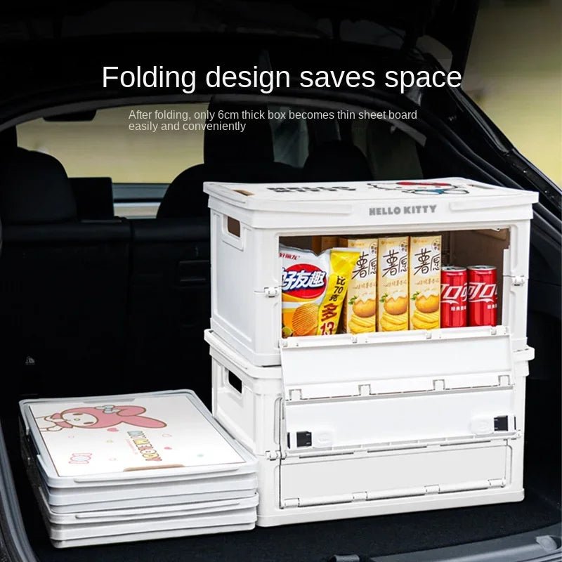 Kawaii Hello Kitty Car Trunk Storage Camping Box - Taylor K Shop