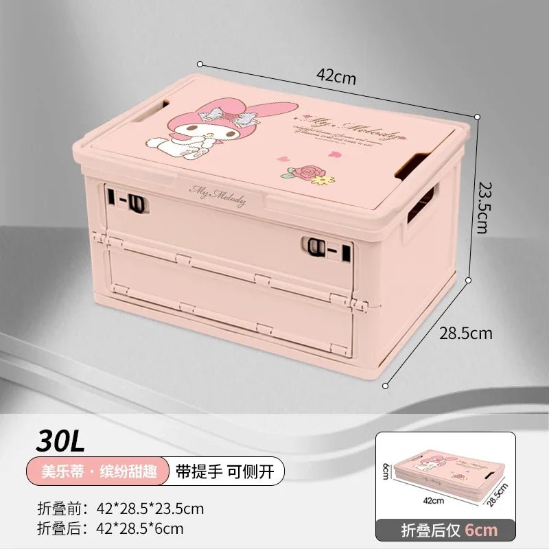Kawaii Hello Kitty Car Trunk Storage Camping Box - Taylor K Shop