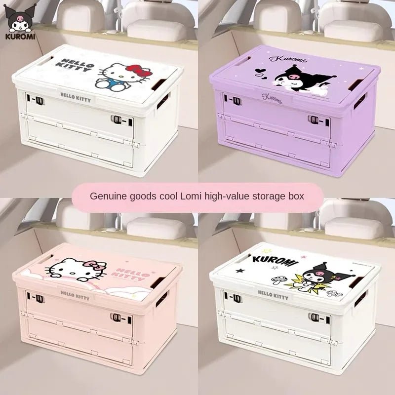Kawaii Hello Kitty Car Trunk Storage Camping Box - Taylor K Shop