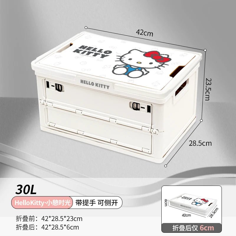 Kawaii Hello Kitty Car Trunk Storage Camping Box - Taylor K Shop